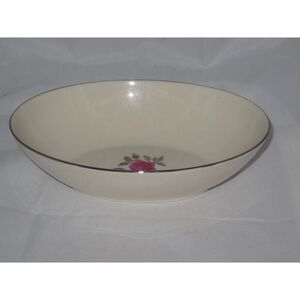 Lenox Ballad Oval Vegetable Serving‎ Bowl (s) Pink Rose 9"
